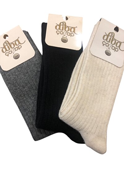 Diba Yün Çorap 3 lü adet