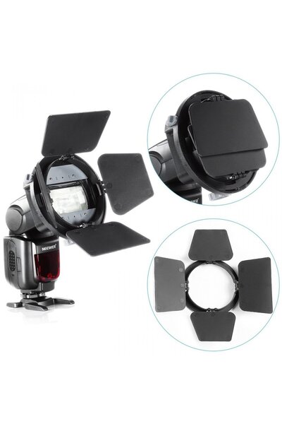 FALCON EYES Obturator pentru bliț pe patină cu adaptor universal FalconEyes