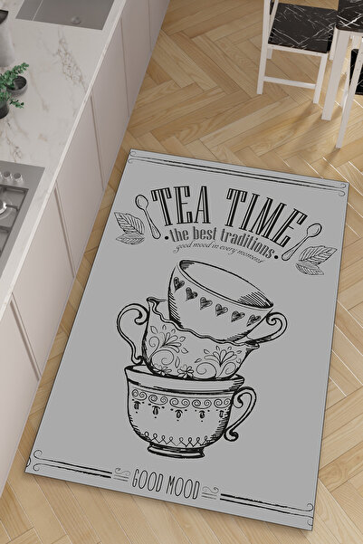 HalıOnline Dijital Baskılı Makinede Yıkanabilir Antialerjik Kaymaz Leke Tutma...