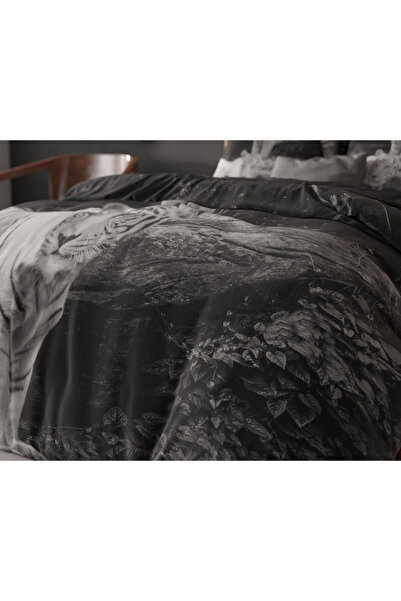 Sleeptime Premium bed linen set - OEKO-TEX® Standard 100, Grey, Cotton, 240 x 220 cm, Origin Netherlands