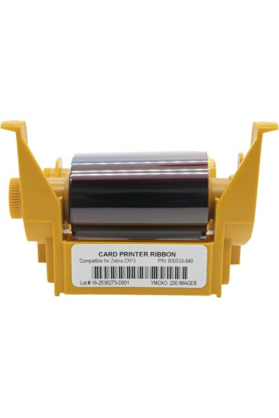 Printix eecee 800033-840 True Colours iX Series YMCKO Color Ribbon for Zebra ZXP Series 3