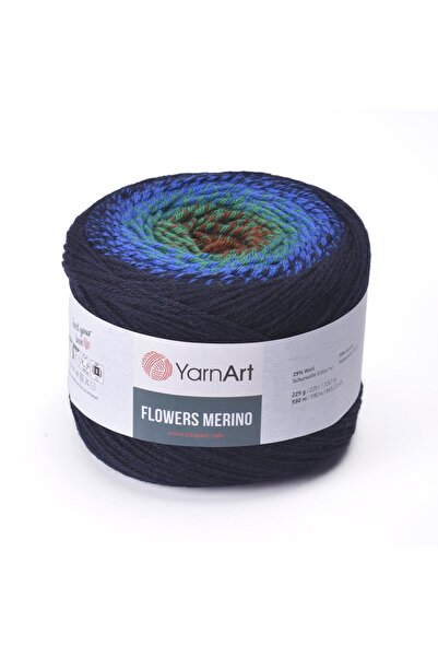 Yarnart FLOWERS MERINO - ΠΛΕΚΤΟ ΚΡΕΑΤΟ ΧΕΙΡΟΠΟΙΗΤΟ ΣΚΙΔΙΑΡΙΟ EBRULİ-554