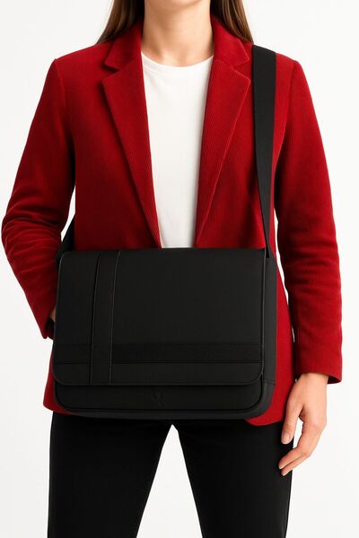 Bambus Home Unisex Horizontal Messenger Bag Casual Backpack