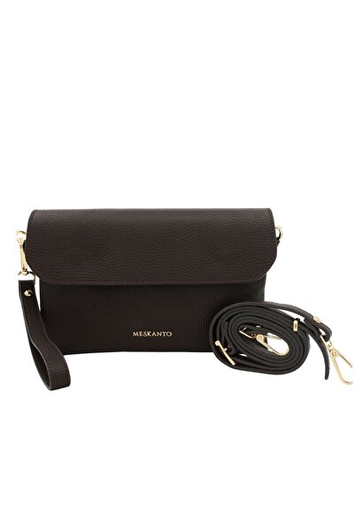 Meskanto Alina Genuine Leather Clutch Hand and Shoulder Bag