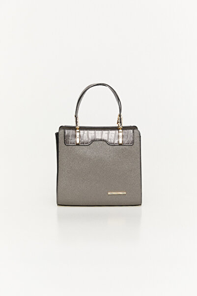 Setrms Fermuarlı Bölmeli Deri Askılı El ve Kol Çantası