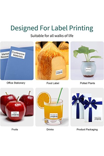 Fipka JUANZI Label printer, B1 Label Maker Machine Mini Pocket Thermal Label Printer