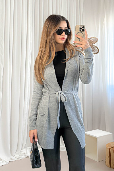 ModaPlaza Cardigan cu guler șal pentru femei 14406-1