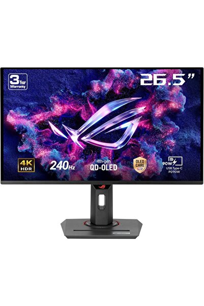 ASUS ROG Strix XG27UCDMG Gaming Monitor: 27-inch 4K panel, 240Hz, 0.03ms (GTG), Anti-Flicker 2.0, cu