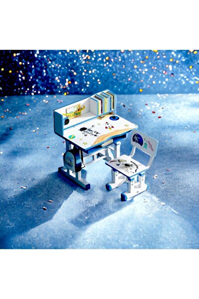 DEEBCO Birou multifunctional + scaunel ERGONOMIC pentru copii si prescolari (75x45cm) ®