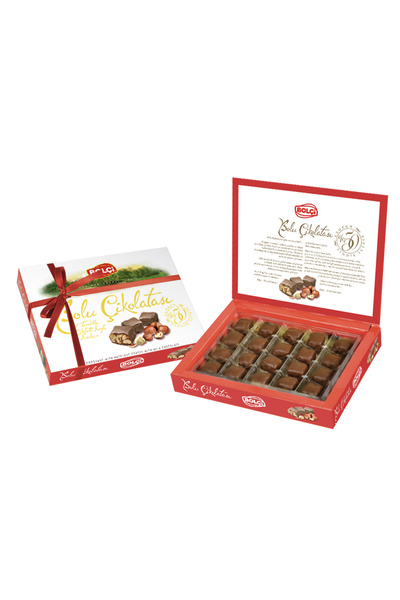 Bolçi SÜTLÜ FINDIKLI 160 GR BOLU ÇİKOLATASI (KIRMIZI)