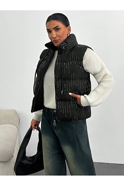 MONAMORE Women's Padded Stone Inflatable Vest