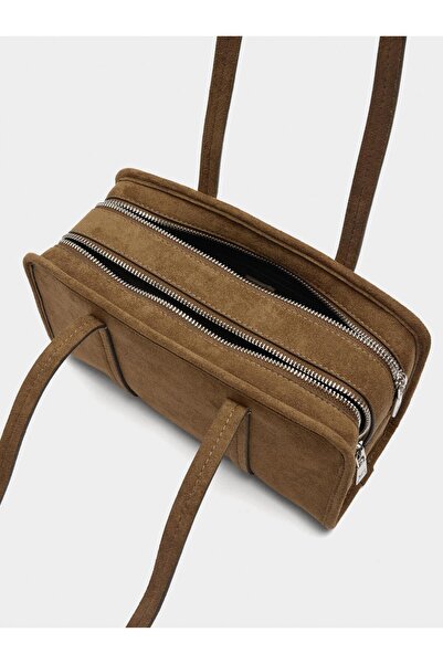 PARFOIS Deri Efektli Bowling Çanta