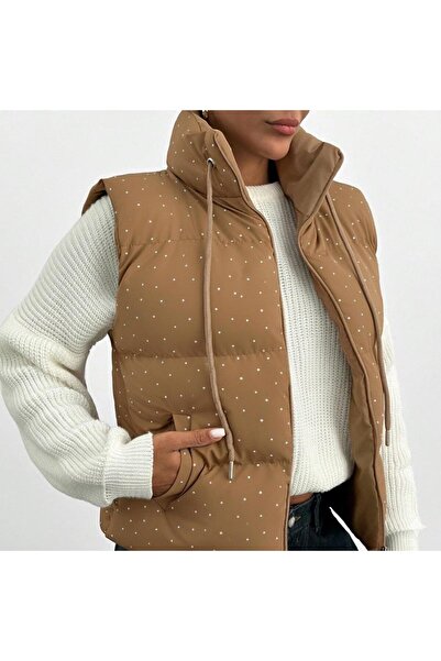 MONAMORE Women's Padded Inflatable Stone Vest