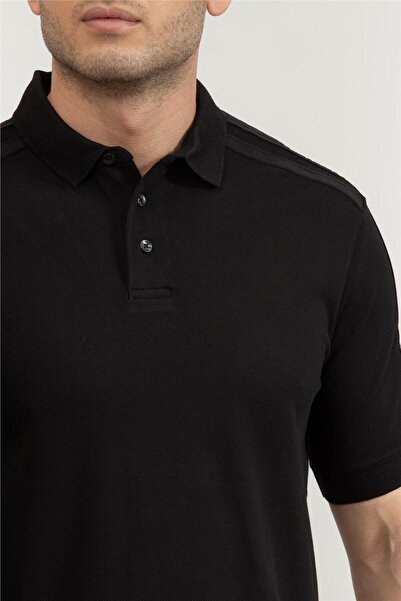 Armani Exchange Ανδρικό μοντέλο για μπλουζάκια με λογότυπο Reguler Fit με στάμπα από βαμβακερό νυφικό πόλο και πέτο