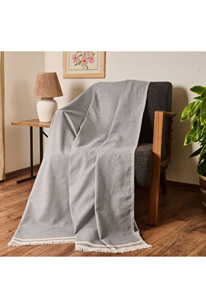 ASPARTAM Soft Dalinda Sofa Throw - Gray - 170X230 cm