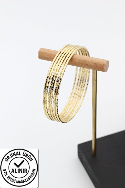 XUPING JEWELRY Stil Incisi/Xupıng Jewelry Pitikareli Ajda Bilezik (TEKLİ)