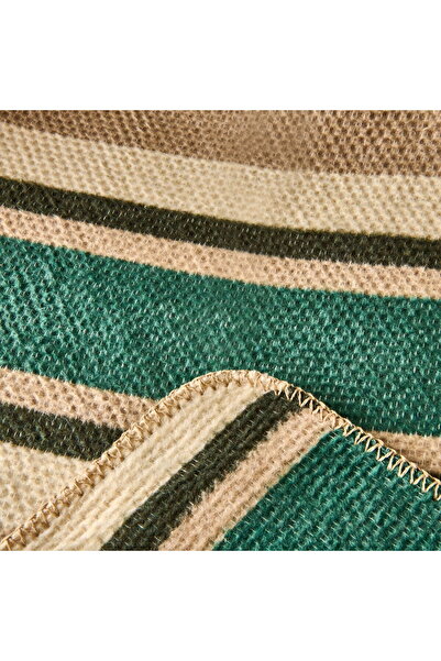 ASPARTAM Soft Huzra Cotton Tv Blanket - Green - 130X170 cm