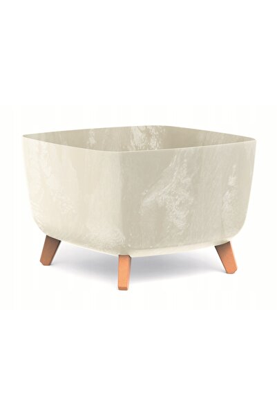 Other Ghiveci pătrat cu picioare GRACIA DGQL400E | Crem