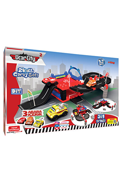 Uçar Oyuncak Uçar City 2 Garage Set 52 Pieces