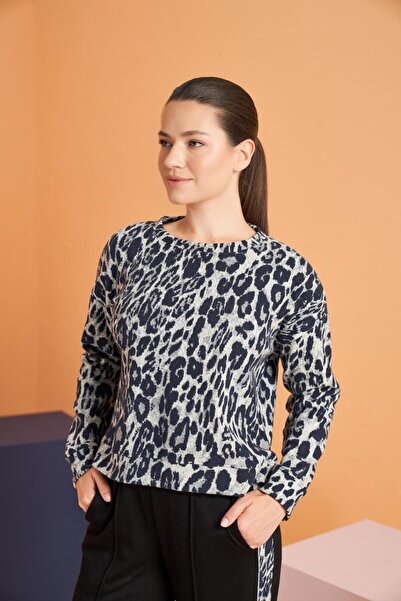 PJS Жіночий сірий піжамний комплект 28094