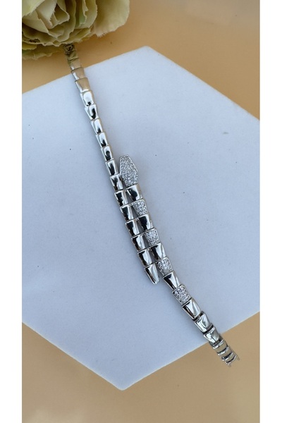 SK aksesuar Stone Snake Design Brand Model Vip Bracelet