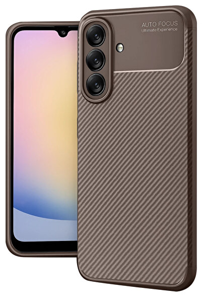 UnDePlus Samsung Galaxy A17 Kılıf Karbon Silikon Case Kapak