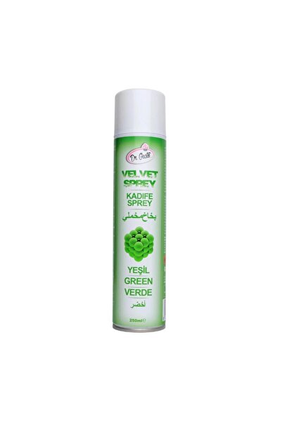 Dr. Gusto Yeşil Kadife Sprey Pasta Boyası 250 ml – Pasta, Mousse, Tatlı ve Şe...