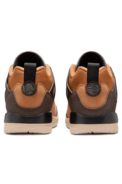 Nike Air Jordan Spizike Low Leather Unisex Sneaker Hakiki Deri Günlük Spor Ayakkabı Kahverengi