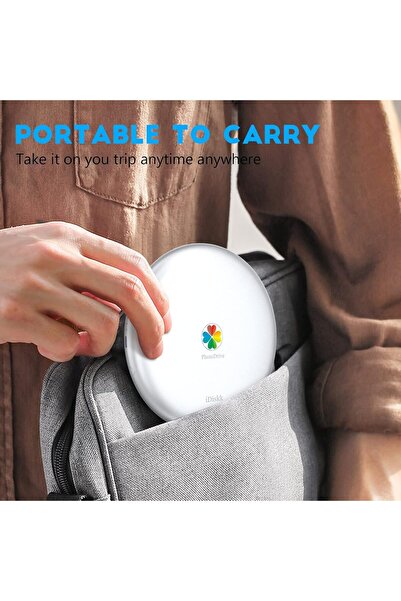 Fipka MFI Certified 2000GB (2TB) 2.5inch External Hard Drive Storage for iPhone/iPad/Macbooks/PC