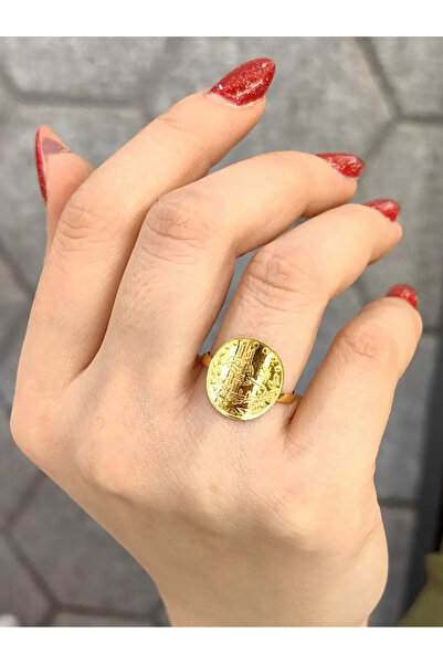nasipkuyumcu 22 AYAR REŞAT ÇEYREKLİ FANTAZİ ALTIN YÜZÜK YZ002212