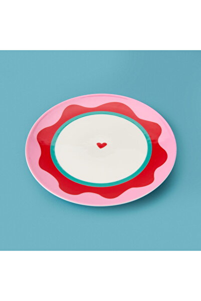 MATMEL Kitchen Granny Dessert Plate - Pink / Red - 19 cm