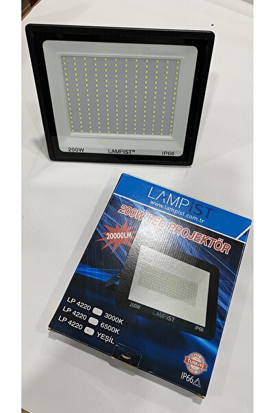 Lampist 200 watt LED PROJEKTÖR YEŞİL