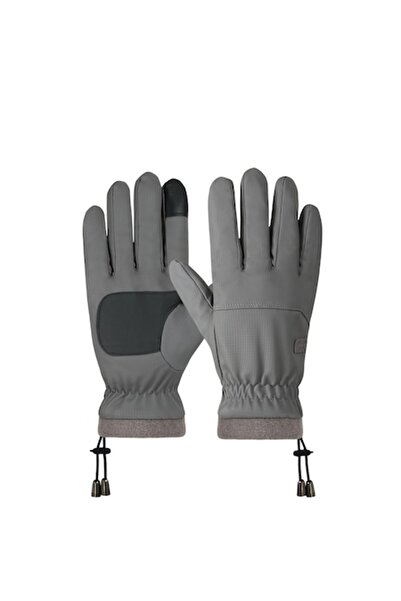 Tessero Winter sports gloves, water and wind resistant, compatible with touchscreen, high grip for cycling,