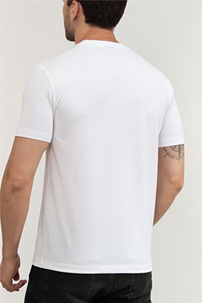 EA7 Tricou cu guler rotund pentru bărbați