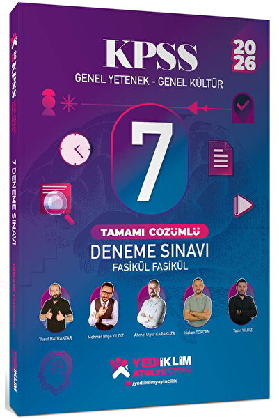 Yediiklim Yayınları Yediiklim 2026 KPSS Atölye Serisi Genel Yetenek Genel Kül...