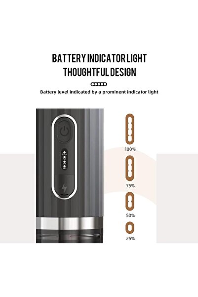 Fipka Preavy Portable Espresso Machine, 3-in-1 Wireless Coffee Maker Compatible with Capsules and Ground C