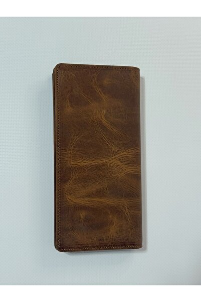 Nevgiss Aksesuar Real Leather Wallet with Compartments, Magnetic Closure and Hanging Strap, Phone Compartment