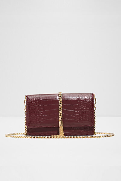 Aldo LILITHA - Kadın Orta Boy Bordo Tek Bölmeli Çıkarılabilir Ayarlı Çapraz Askılı Çapraz Çanta