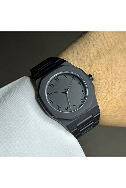 FANDER BLUE Luxury Arabic Numeral Watch with Black Fiber Strap 40mm