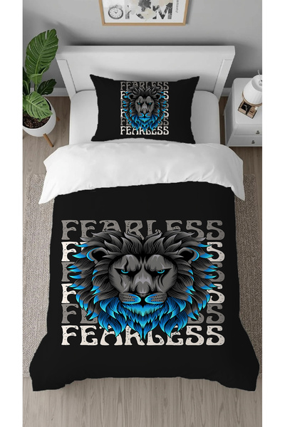 GREENDECOR Arslan King Patterned Special Design Digital Design Printed Single Duvet Cover Set Without Sheets