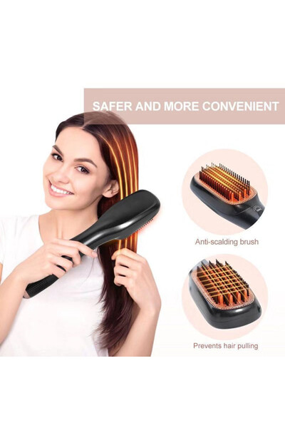 Generic Hot Selling Hair Straightener Comb Hair Electric Negative Ion Hair Straightener brush