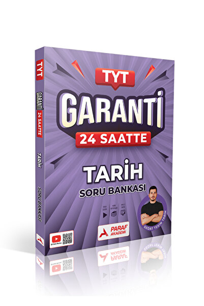 paraf yayınları SEDAT TEKİN TYT GARANTİ 24 SAATTE TARİH SORU BANKASI