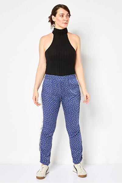 Reiko Women Street Fit Polka Dots Straight Leg Pants, Multicolor