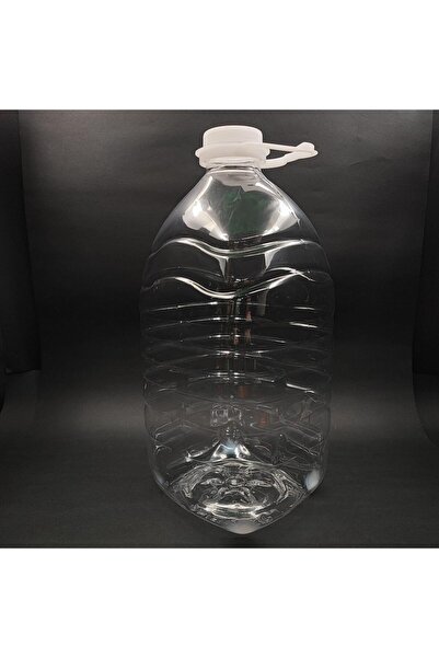 Öztürk ambalaj 5 LT Şişe Kulplu Beyaz Kapaklı 21'li