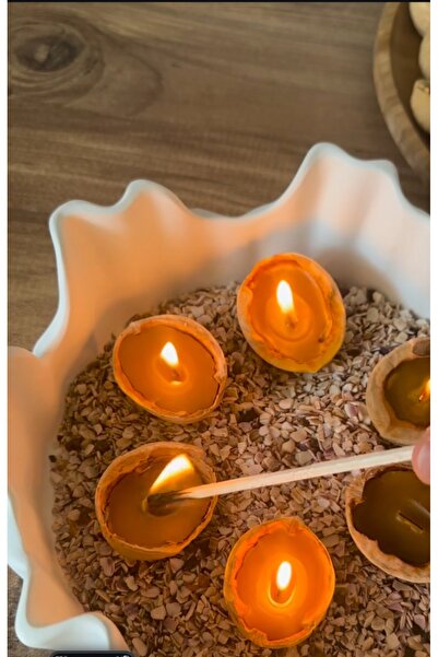 Tedarik Genel Ceviz kabuğunda mum