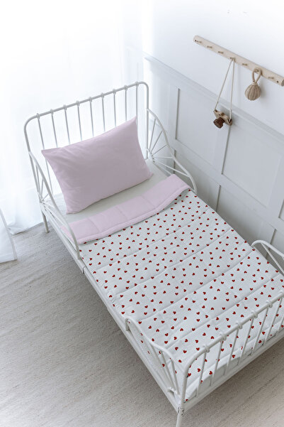 Tuğba Kuğu Organik Baskılı Montessori (100x200 Cm) Yorgan Seti - Iconic Seris...