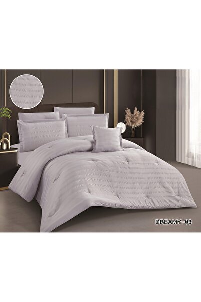 Roshen New Dreamy Microfiber Bedspread, High Quality, Embroidered, 5 Pieces, Comfort and Luxury at the Same Time, Size 230*170
