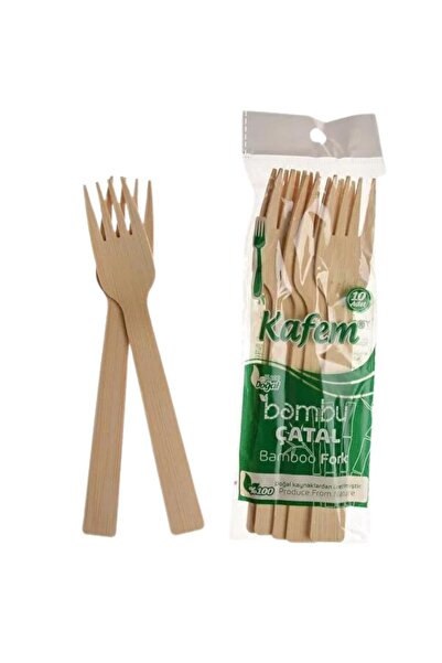 KAFEM Ahşap Çatal 25'li