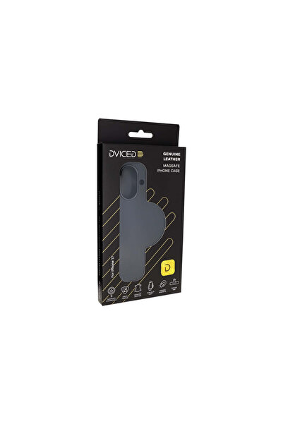 unkown Husă de protecție din piele DVICED pentru iPhone 17, Neagră