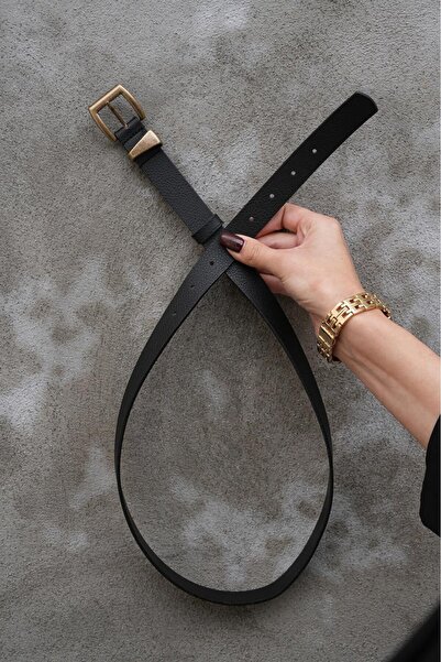 MODAM HİFA Antique Buckle Women's Belt Trouser Belt Dress Belt Waist Belt Shirt Belt